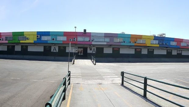 Pintura Mercado Central de Frutas y Hortalizas